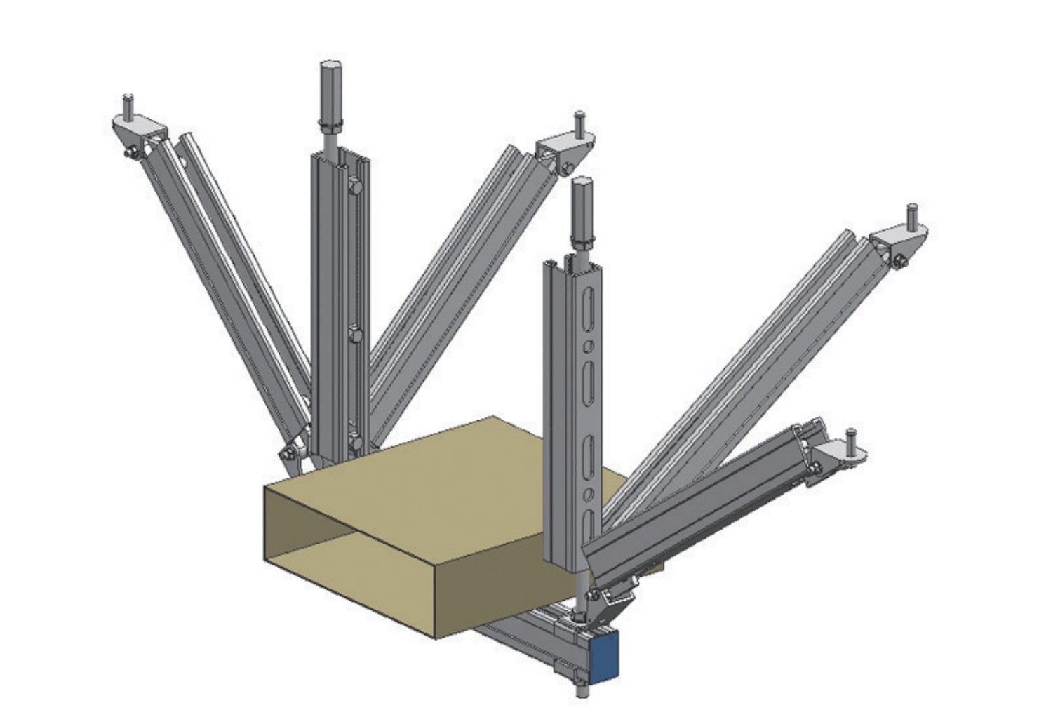 桥架侧纵向抗震支架
